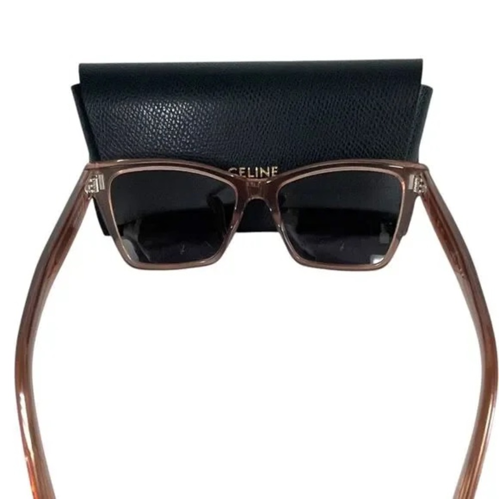 NWOT - Celine Paris CL500231 Sunglasses - Pink Cat Eye Frames with Gray Lenses - Picture 6 of 12